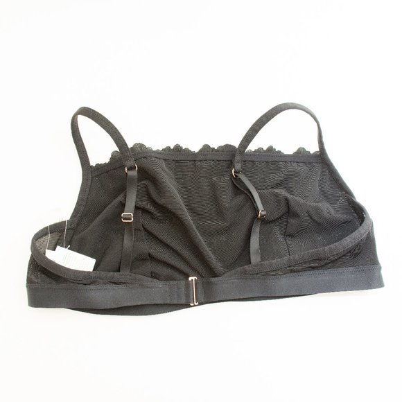 Aerie Black Lace Bralette Bandeau - Picture 2 of 4